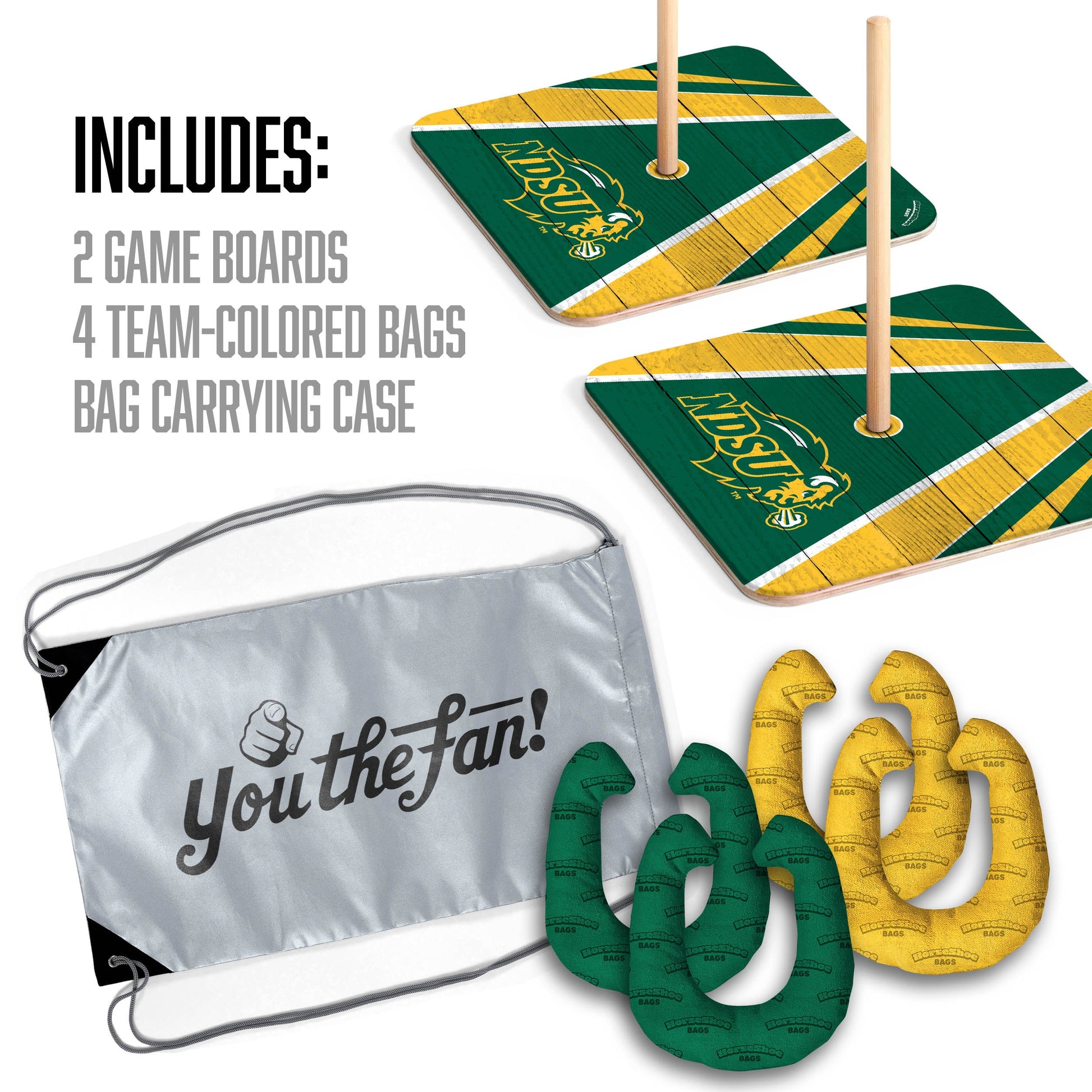 NCAA North Dakota State Bison Horseshoe Bag Game