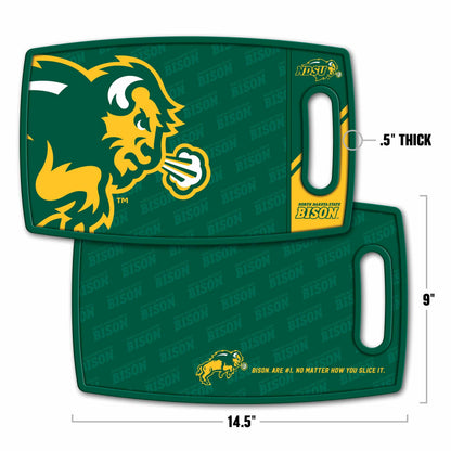 North Dakota State Bison Logo Series Cutting Board Alt 1