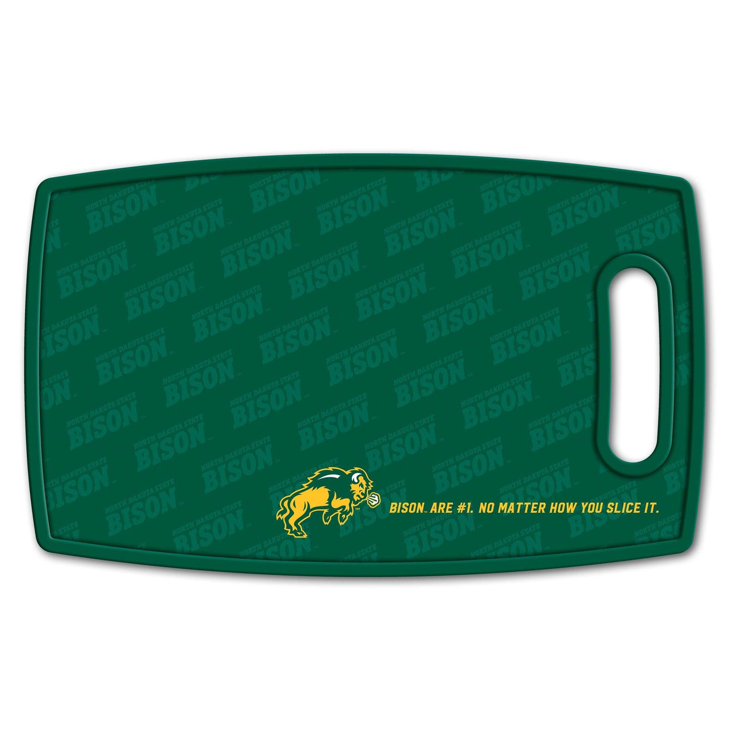 North Dakota State Bison Logo Series Cutting Board Alt 2