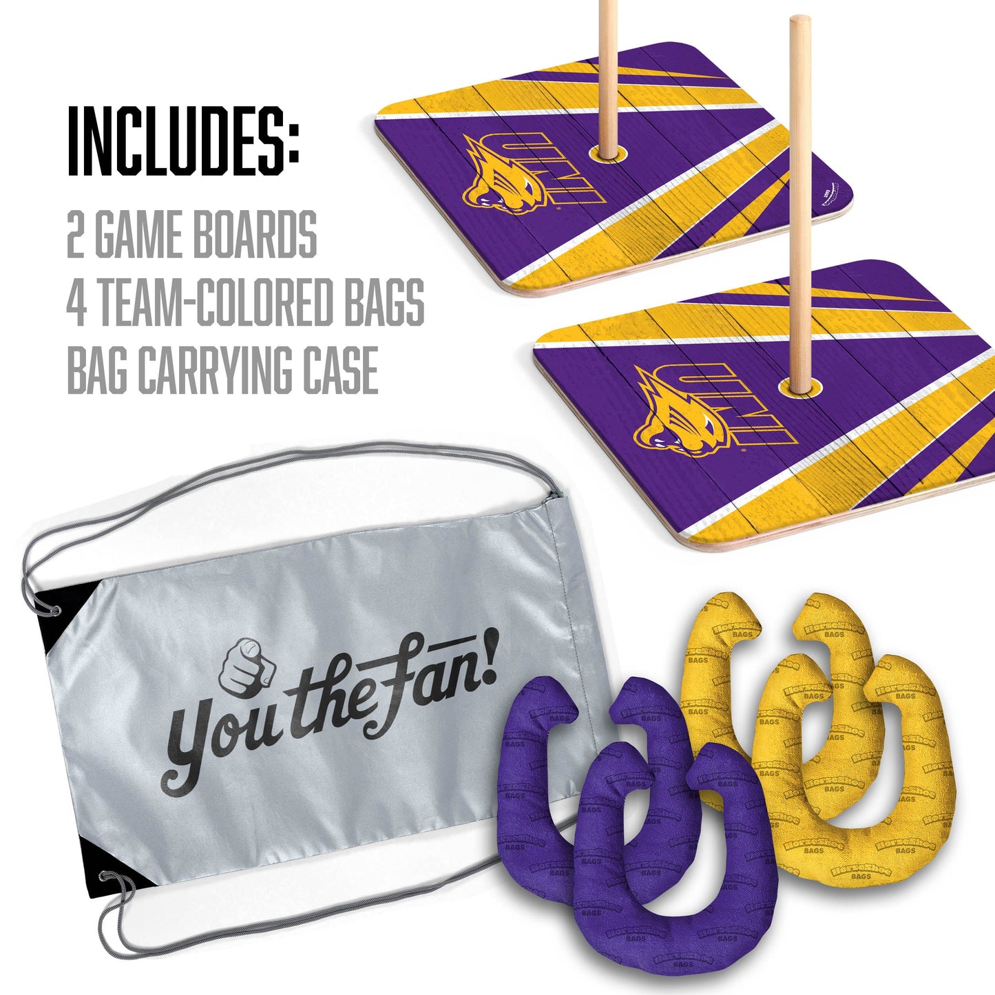 NCAA Northern Iowa Panthers Horseshoe Bag Game