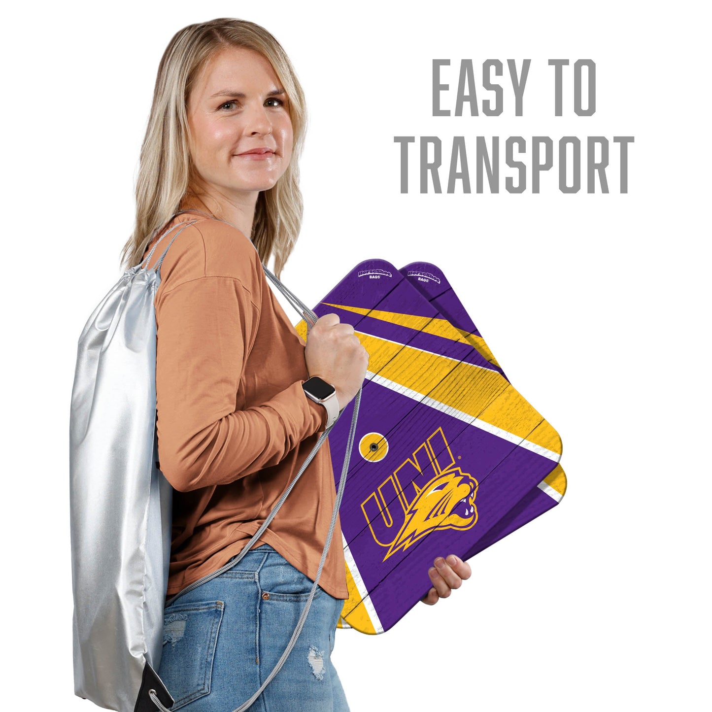 NCAA Northern Iowa Panthers Horseshoe Bag Game