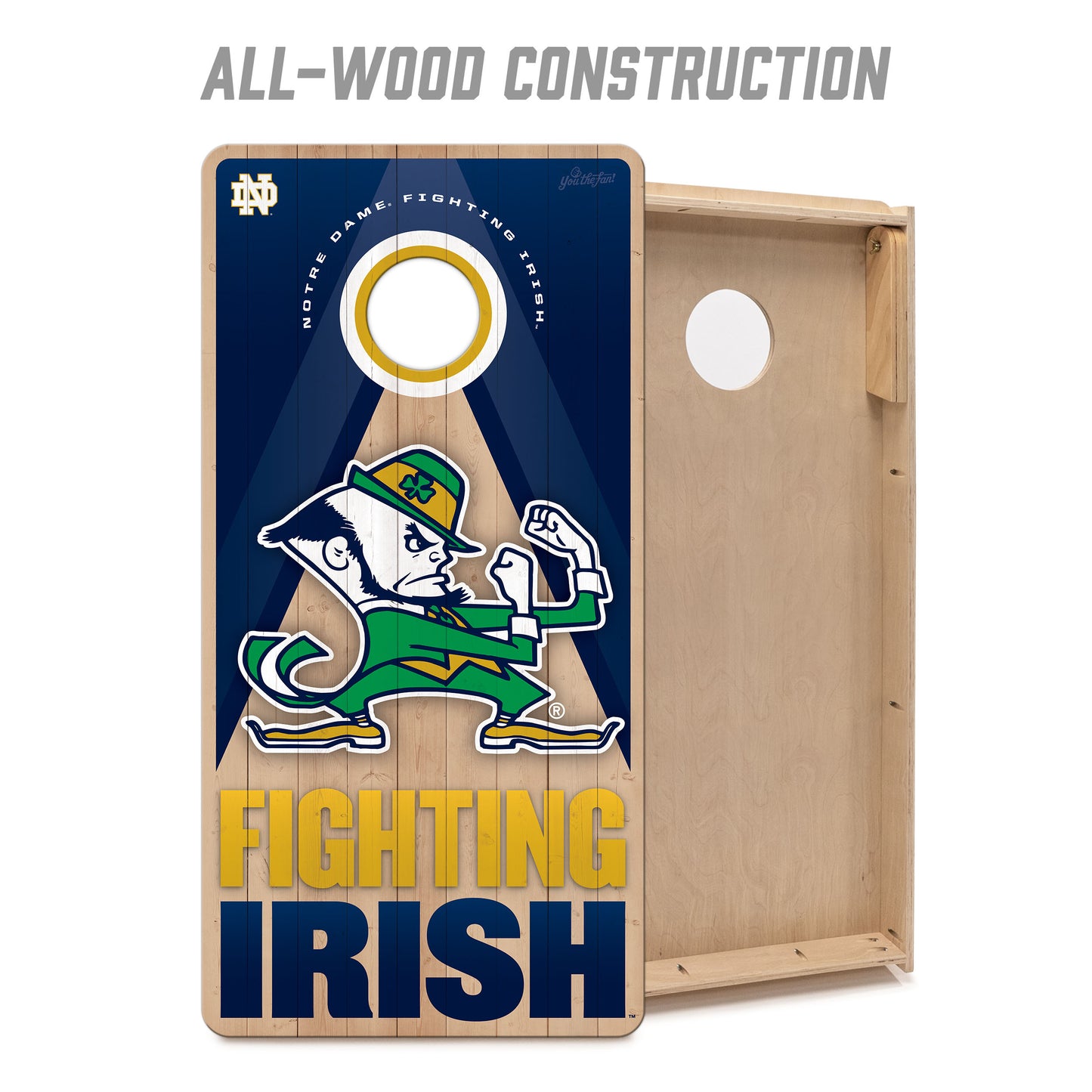 NCAA Notre Dame Fighting Irish 2' x 4' Slogan Series Cornhole