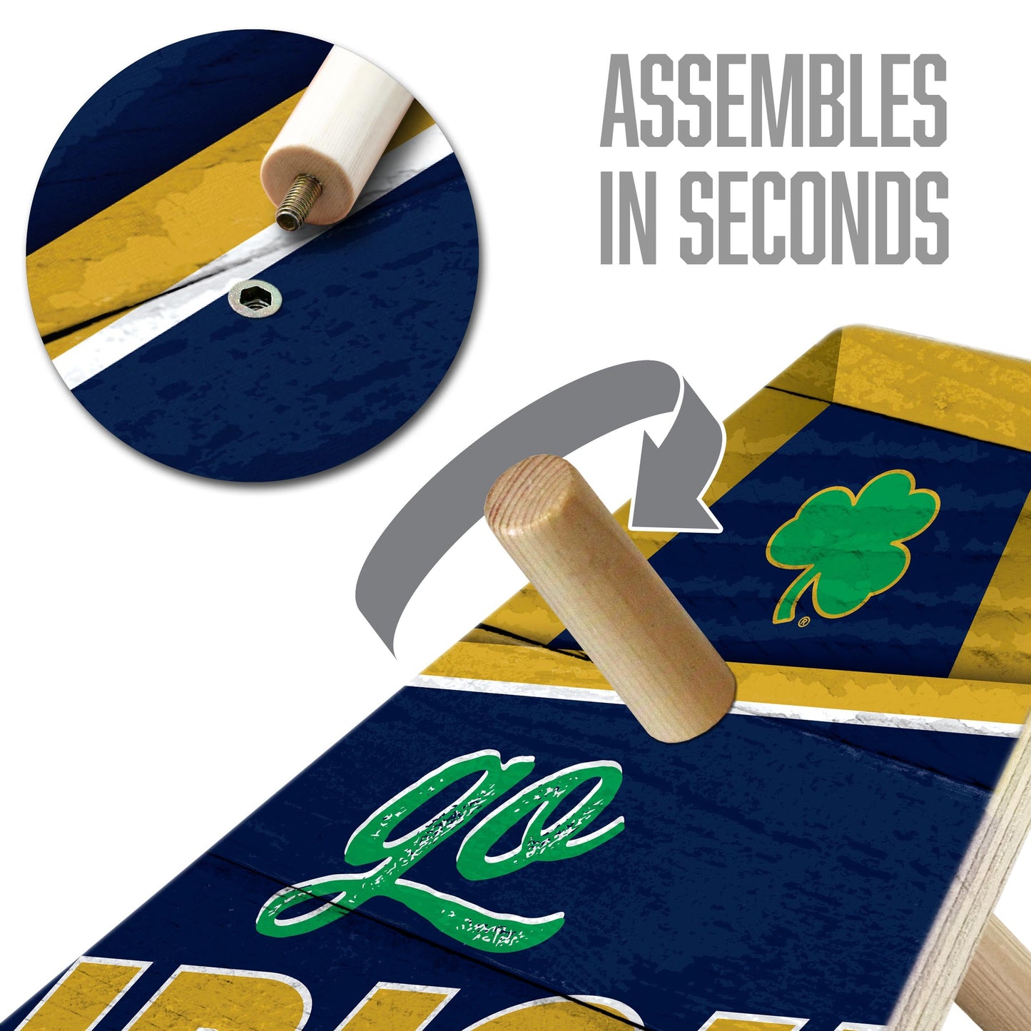 NCAA Notre Dame Fighting Irish Ringbag Outdoor Game