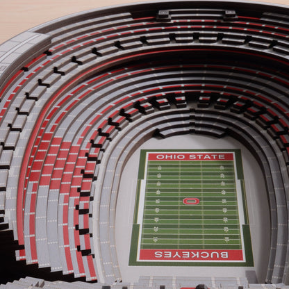 NCAA Ohio State Buckeyes 25-Layer StadiumView Wallart