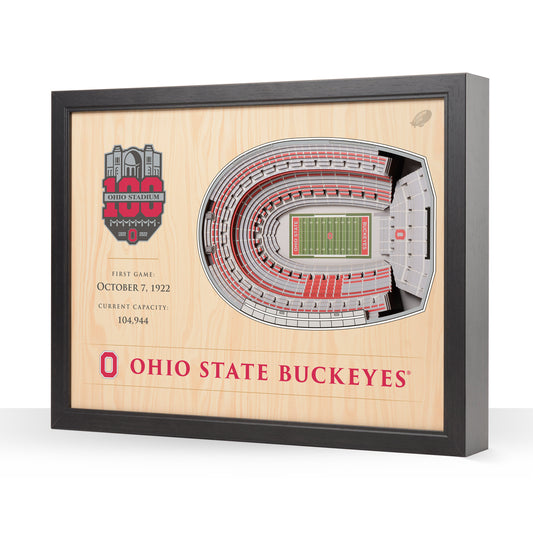 NCAA Ohio State Buckeyes 25-Layer StadiumView Wallart