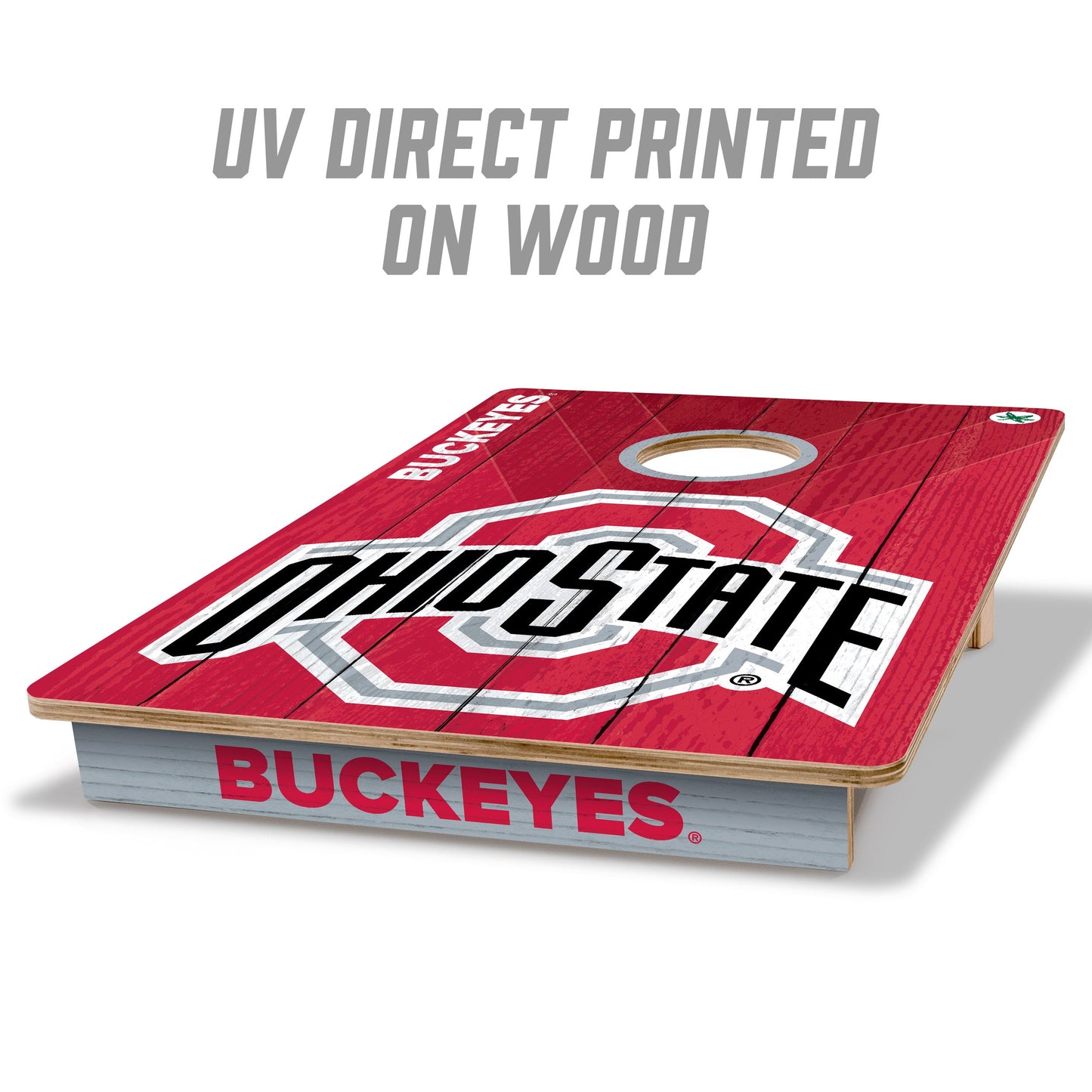 NCAA Ohio State Buckeyes 2' X 3' All-Wood Cornhole Set - Alt 1