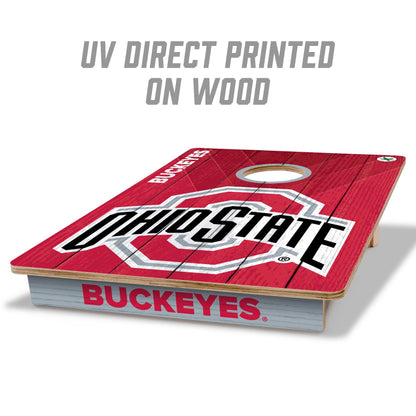 NCAA Ohio State Buckeyes 2' X 3' All-Wood Cornhole Set - Alt 1