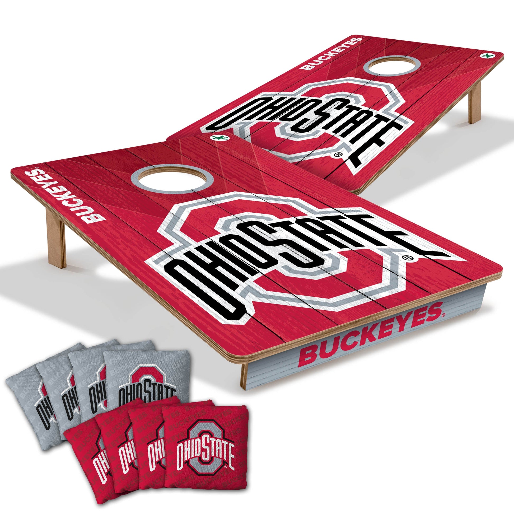 NCAA Ohio State Buckeyes 2' X 3' All-Wood Cornhole Set-main-main