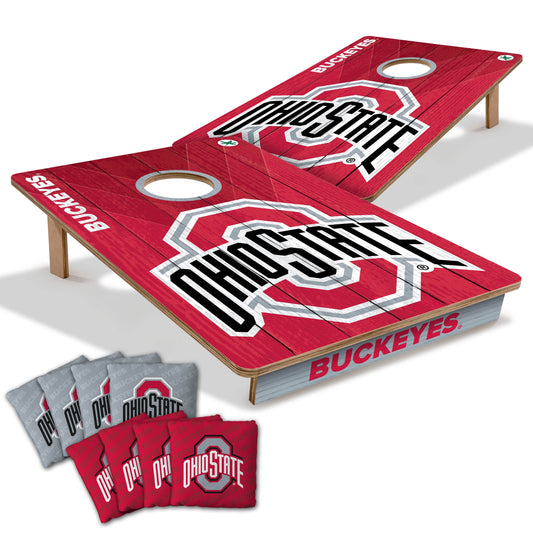 NCAA Ohio State Buckeyes 2' X 3' All-Wood Cornhole Set-main-main