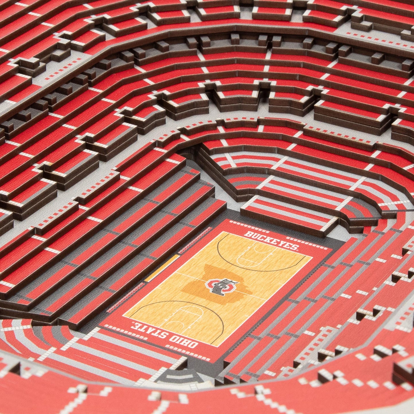 NCAA Ohio State Buckeyes 25-Layer StadiumView Wallart