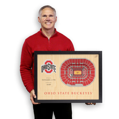 NCAA Ohio State Buckeyes 25-Layer StadiumView Wallart