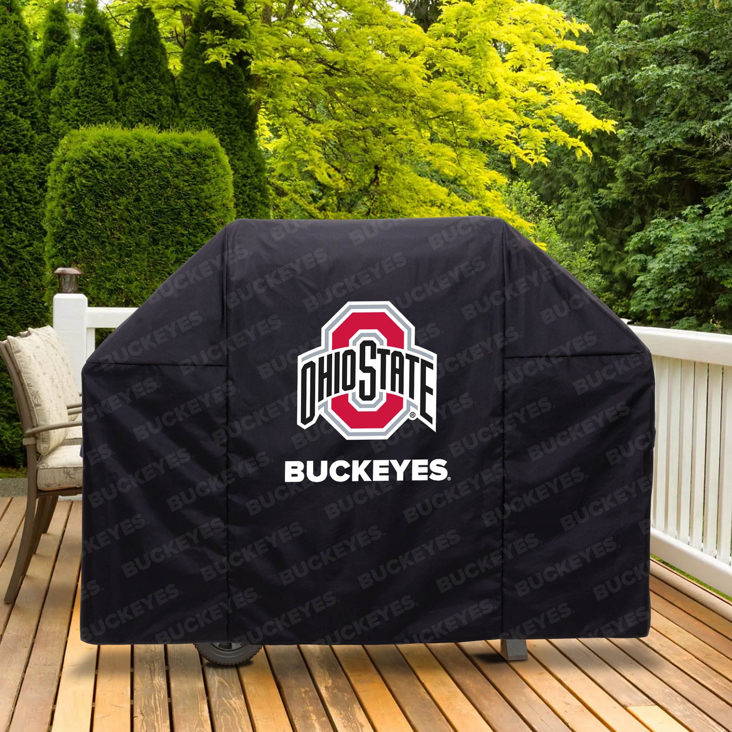 NCAA Ohio State Buckeyes Heavy Duty Grill Cover
