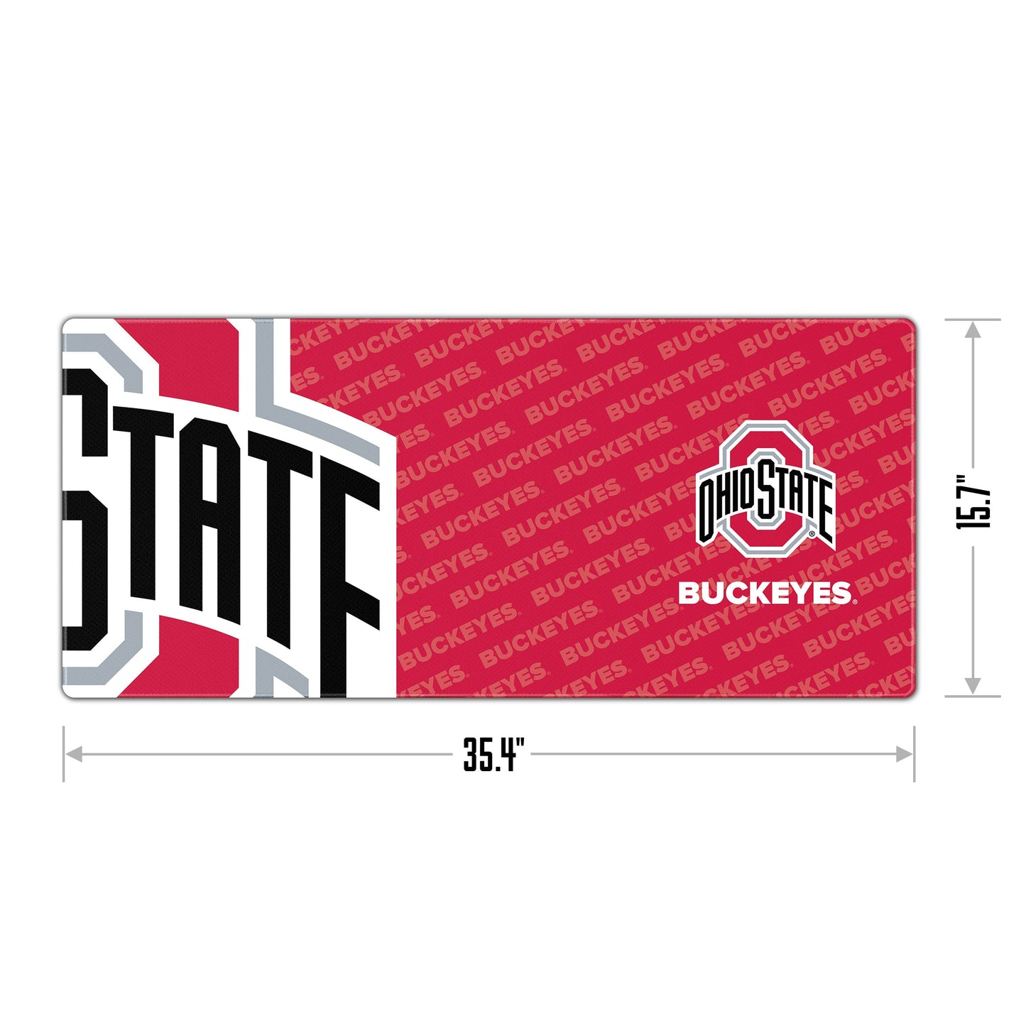 Ohio State Buckeyes Logo Series Desk Pad Alt 1