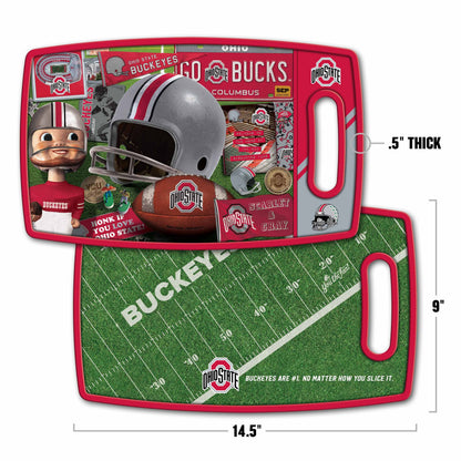 Ohio State Buckeyes Retro Series Cutting Board Alt 1