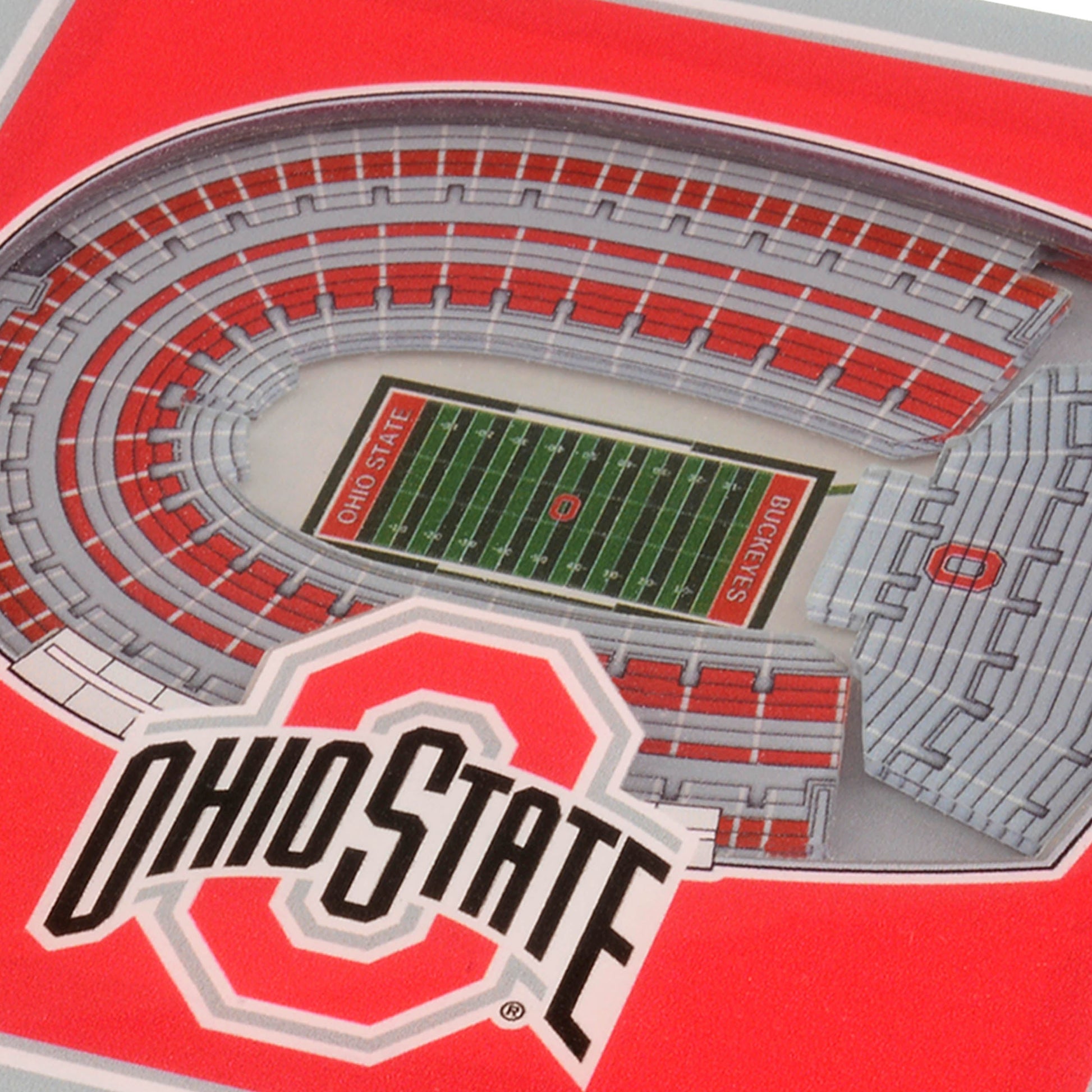 NCAA Ohio State Buckeyes StadiumView Cribbage