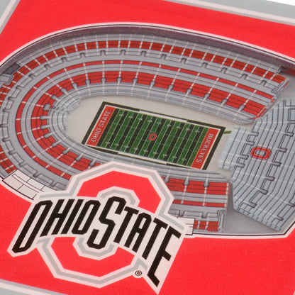 NCAA Ohio State Buckeyes StadiumView Cribbage