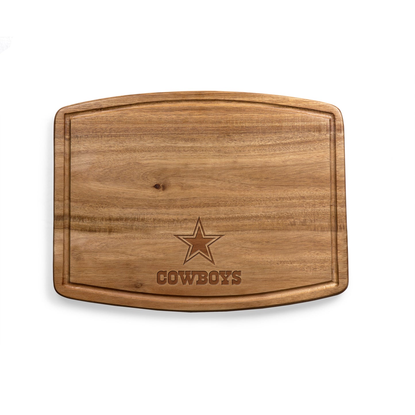 Dallas Cowboys - Ovale Acacia Cutting Board