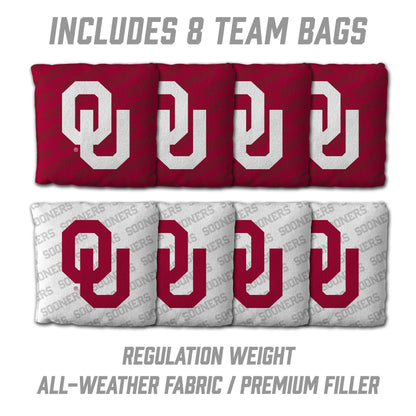 NCAA Oklahoma Sooners 2' X 3' All-Wood Cornhole Set - Alt 3