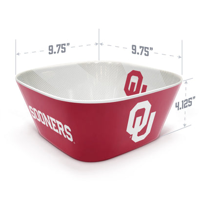 Oklahoma Sooners Large Party Bowl Alt 3