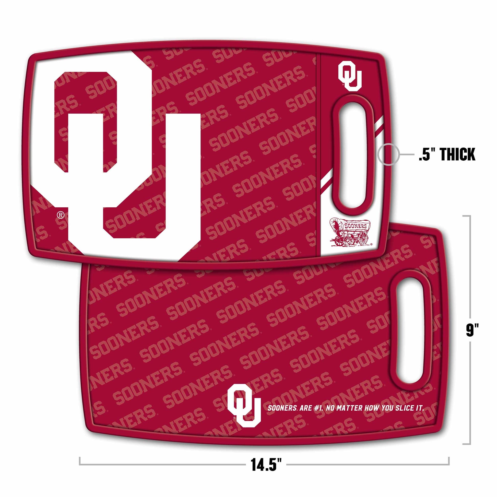 Oklahoma Sooners Logo Series Cutting Board Alt 1