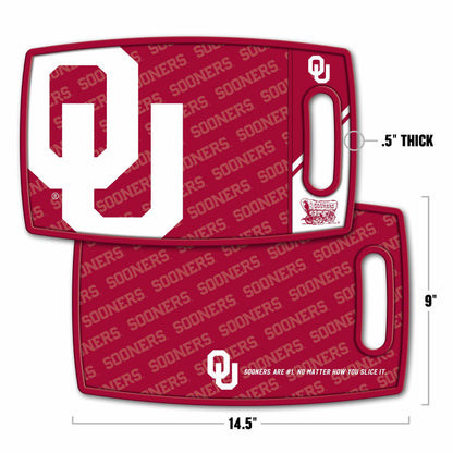 Oklahoma Sooners Logo Series Cutting Board Alt 1