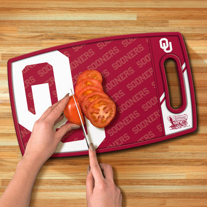 Oklahoma Sooners Logo Series Cutting Board Alt 3