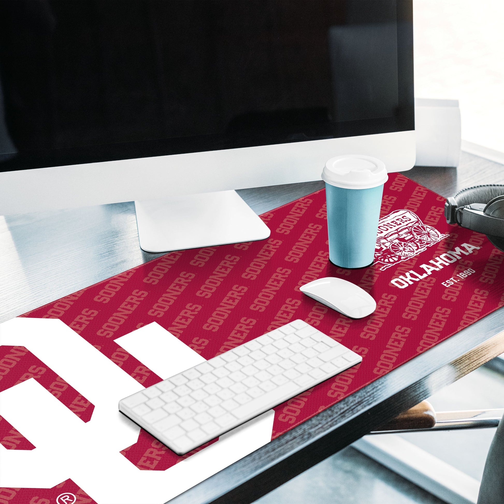 Oklahoma Sooners Logo Series Desk Pad Alt 2