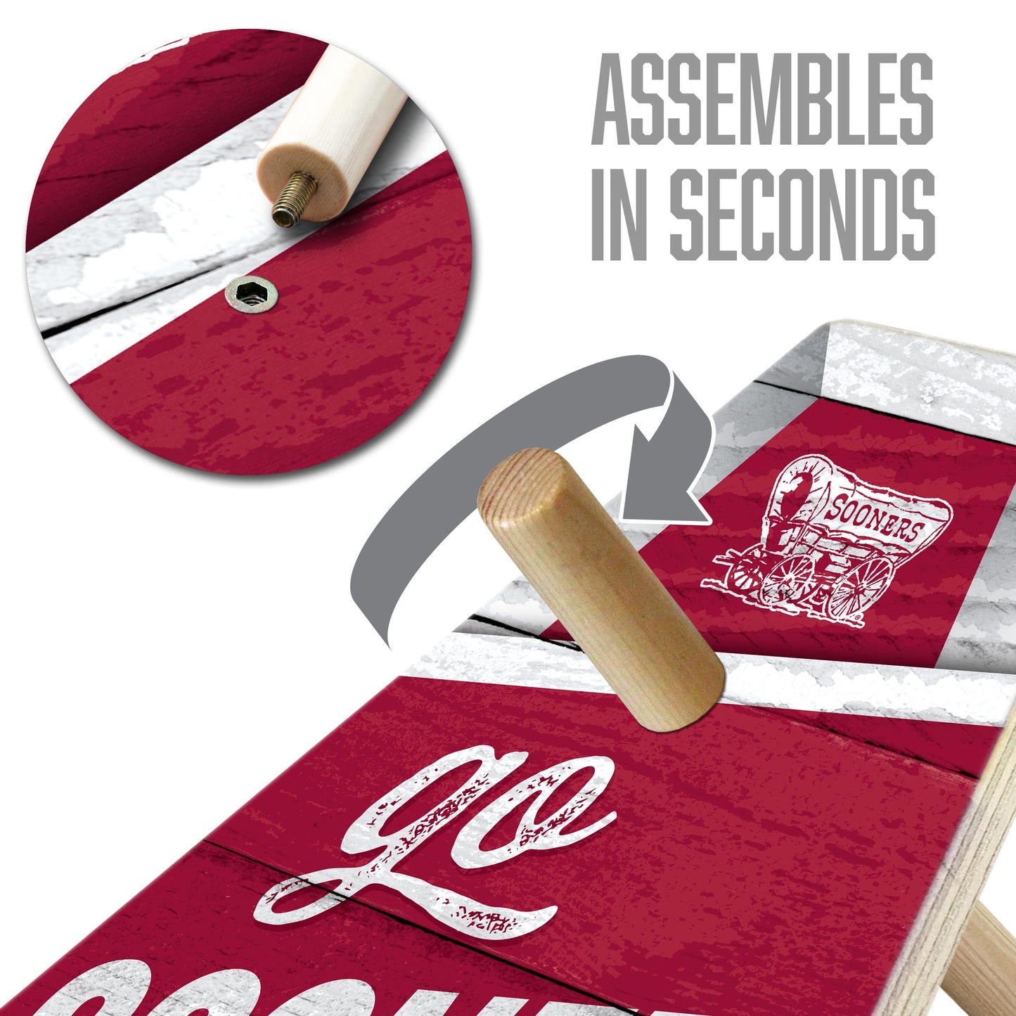 NCAA Oklahoma Sooners Ringbag Outdoor Game