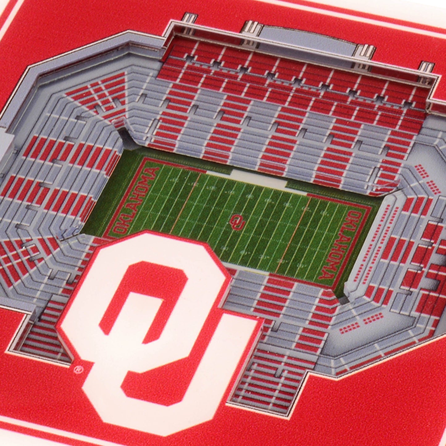 NCAA Oklahoma Sooners StadiumView Cribbage