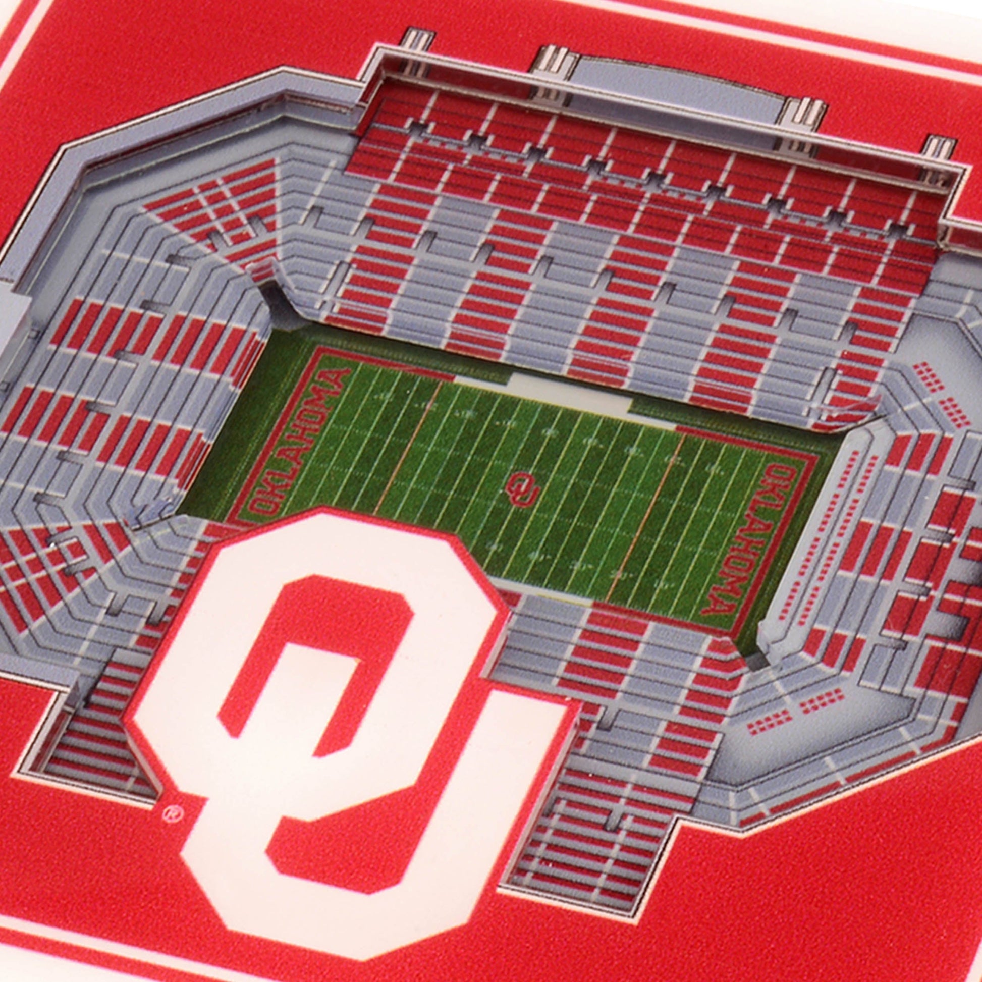 NCAA Oklahoma Sooners StadiumView Cribbage