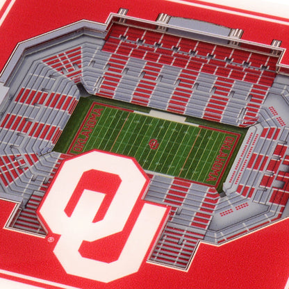 NCAA Oklahoma Sooners StadiumView Cribbage