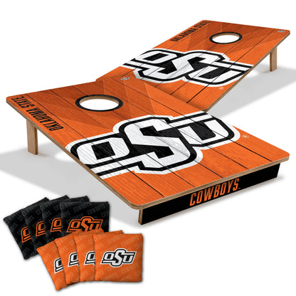 NCAA Oklahoma State Cowboys 2' X 3' All-Wood Cornhole Set-main