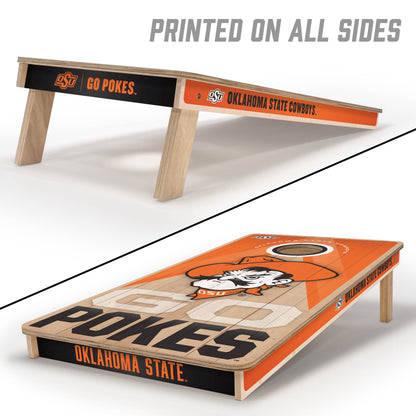 NCAA Oklahoma State Cowboys 2' x 4' Slogan Series Cornhole