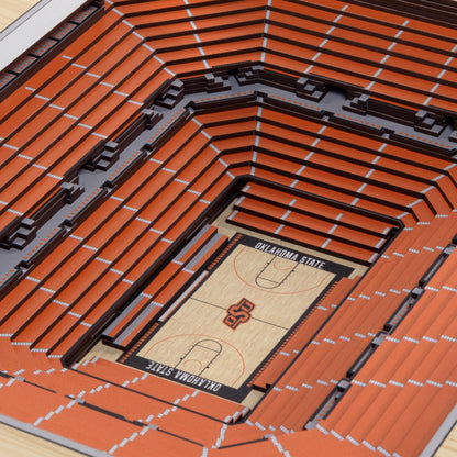 NCAA Oklahoma St Cowboys 25-Layer StadiumView Wallart