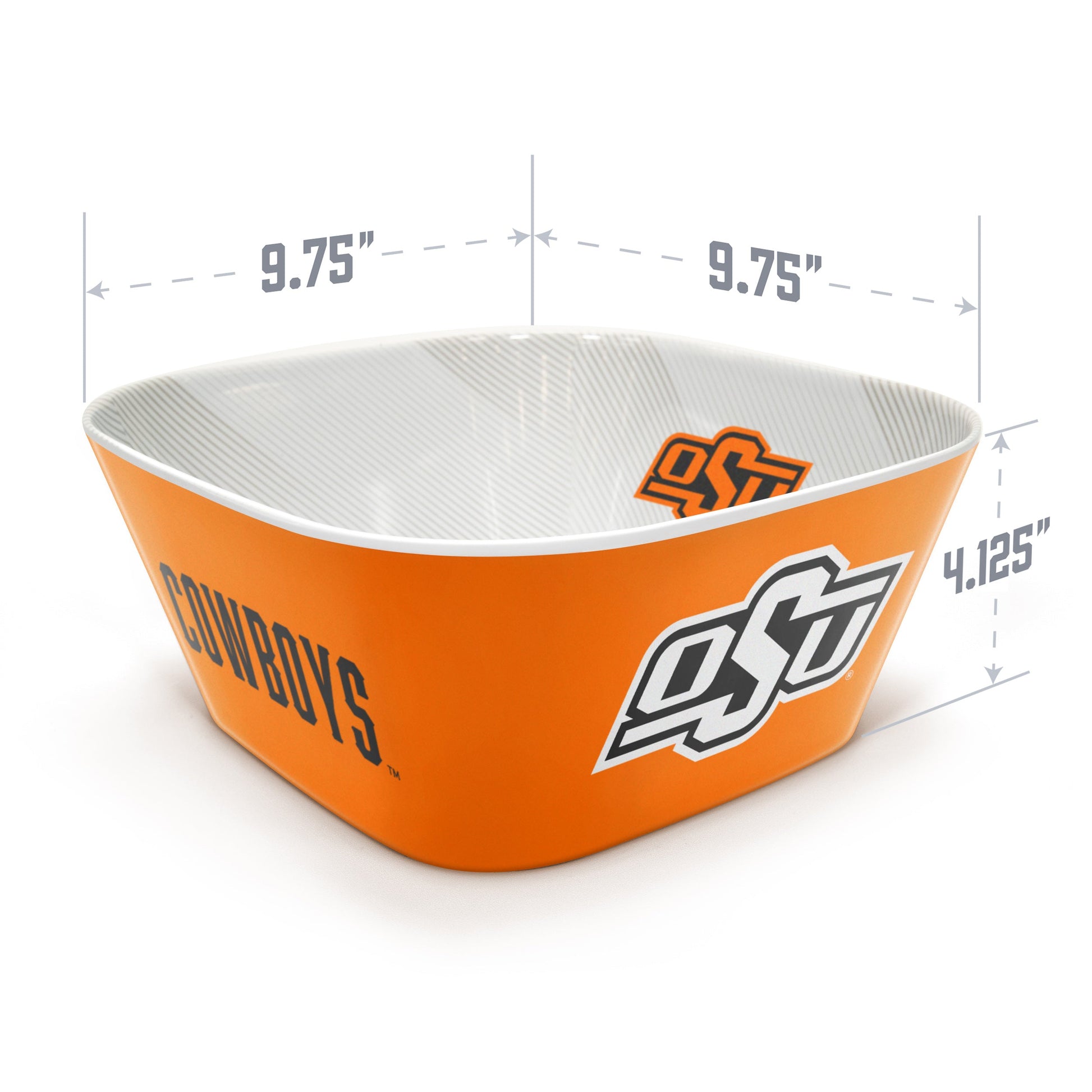 Oklahoma State Cowboys Large Party Bowl Alt 3