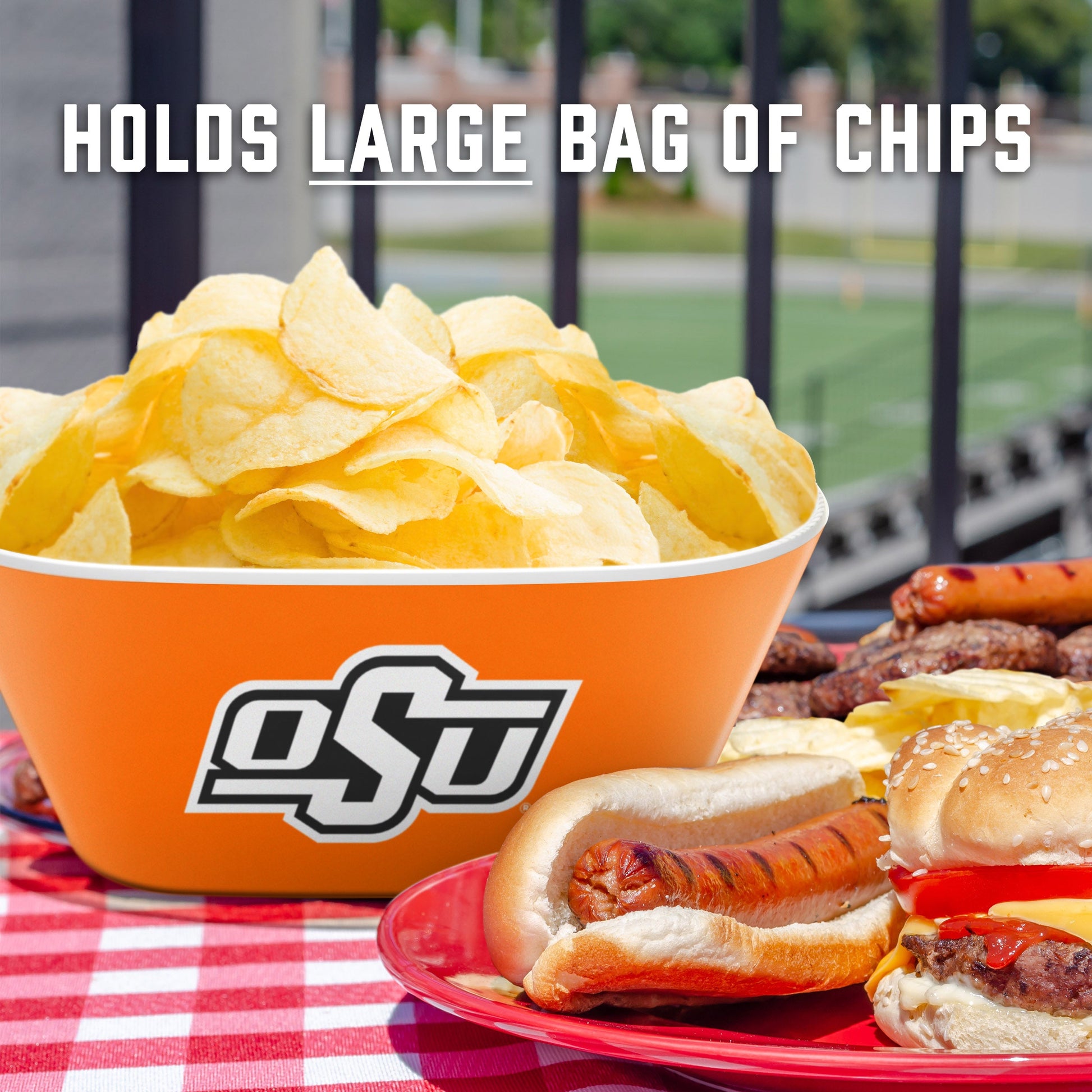 Oklahoma State Cowboys Large Party Bowl Alt 4