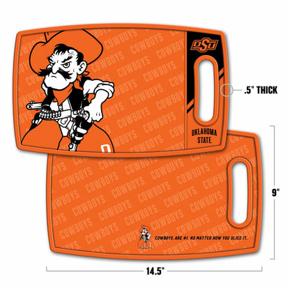 Oklahoma State Cowboys Logo Series Cutting Board Alt 1