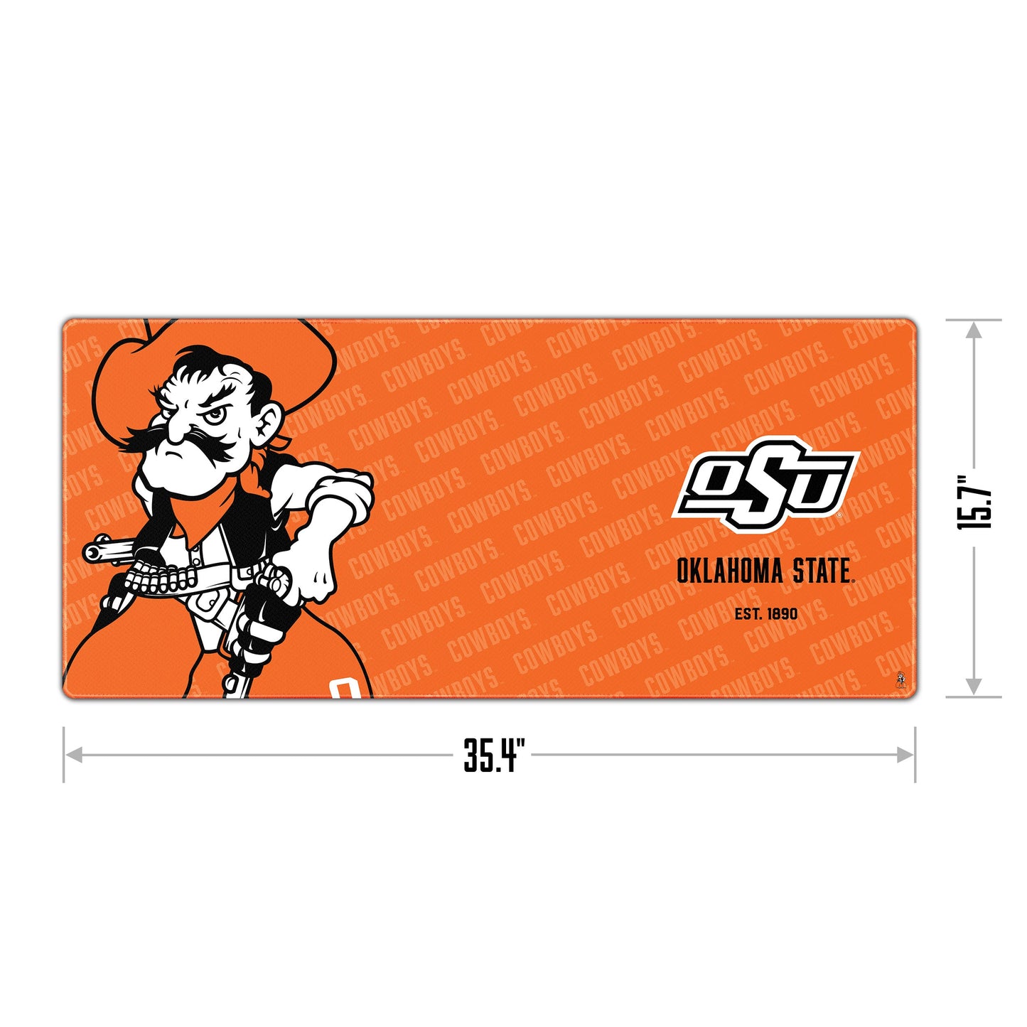 Oklahoma State Cowboys Logo Series Desk Pad Alt 1
