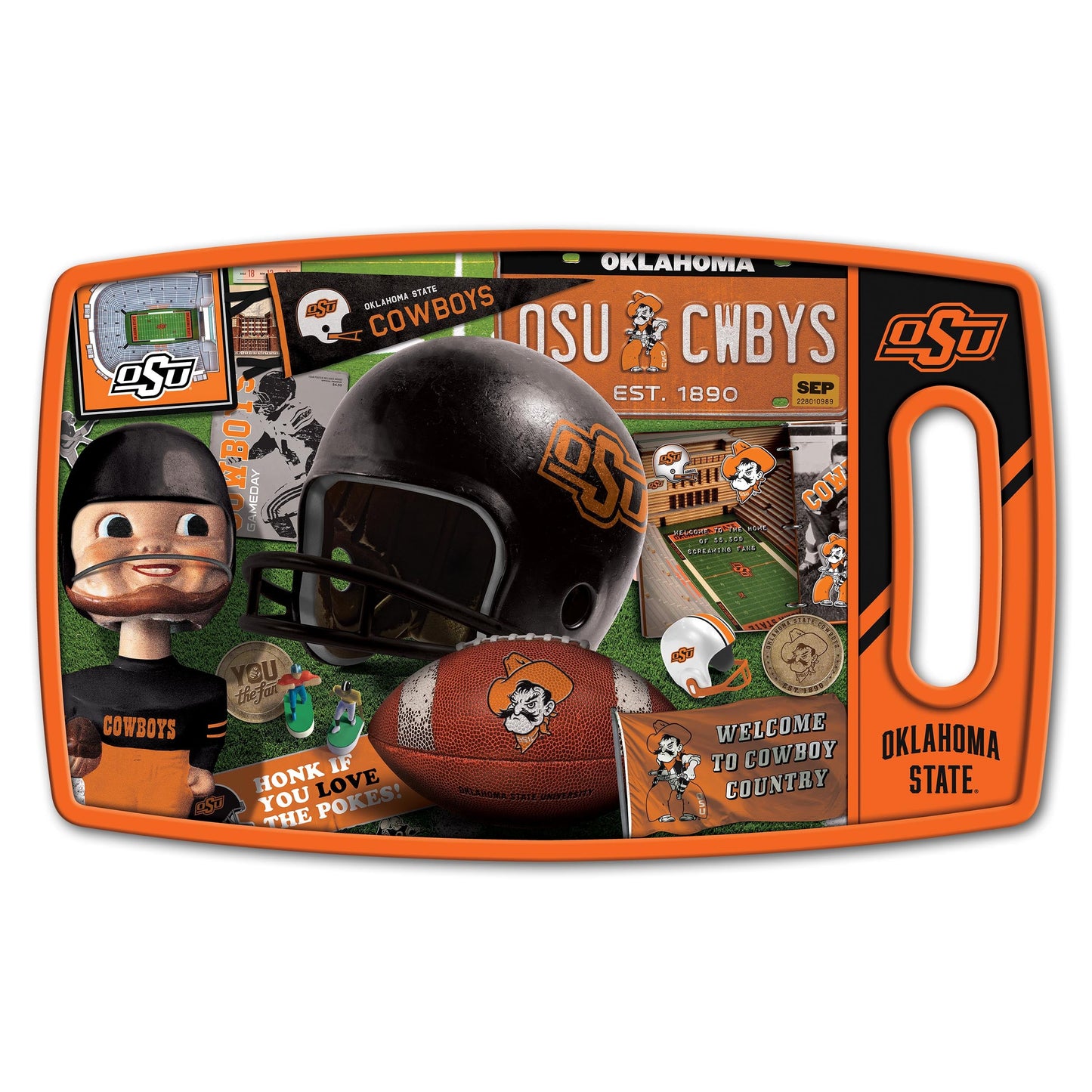 Oklahoma State Cowboys Retro Series Cutting Board