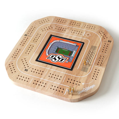 NCAA Oklahoma State Cowboys StadiumView Cribbage