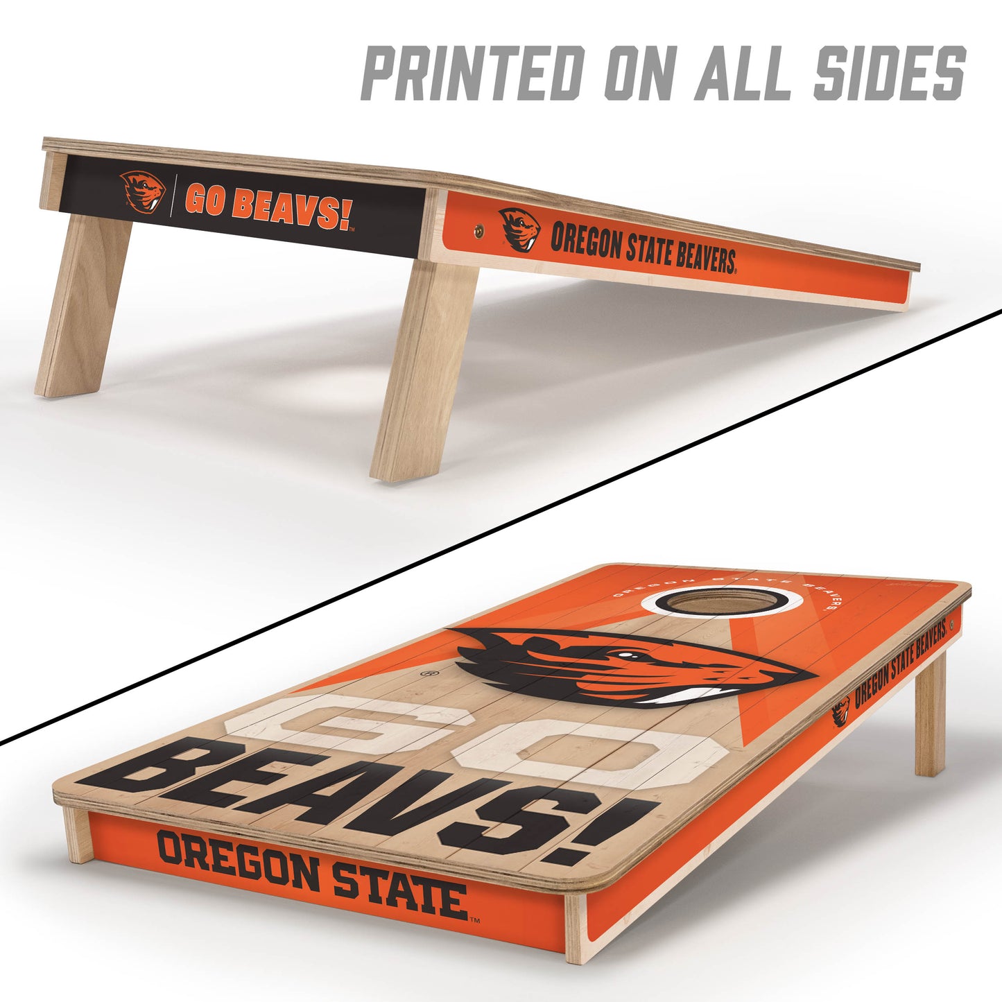 NCAA Oregon State Beavers 2' x 4' Slogan Series Cornhole