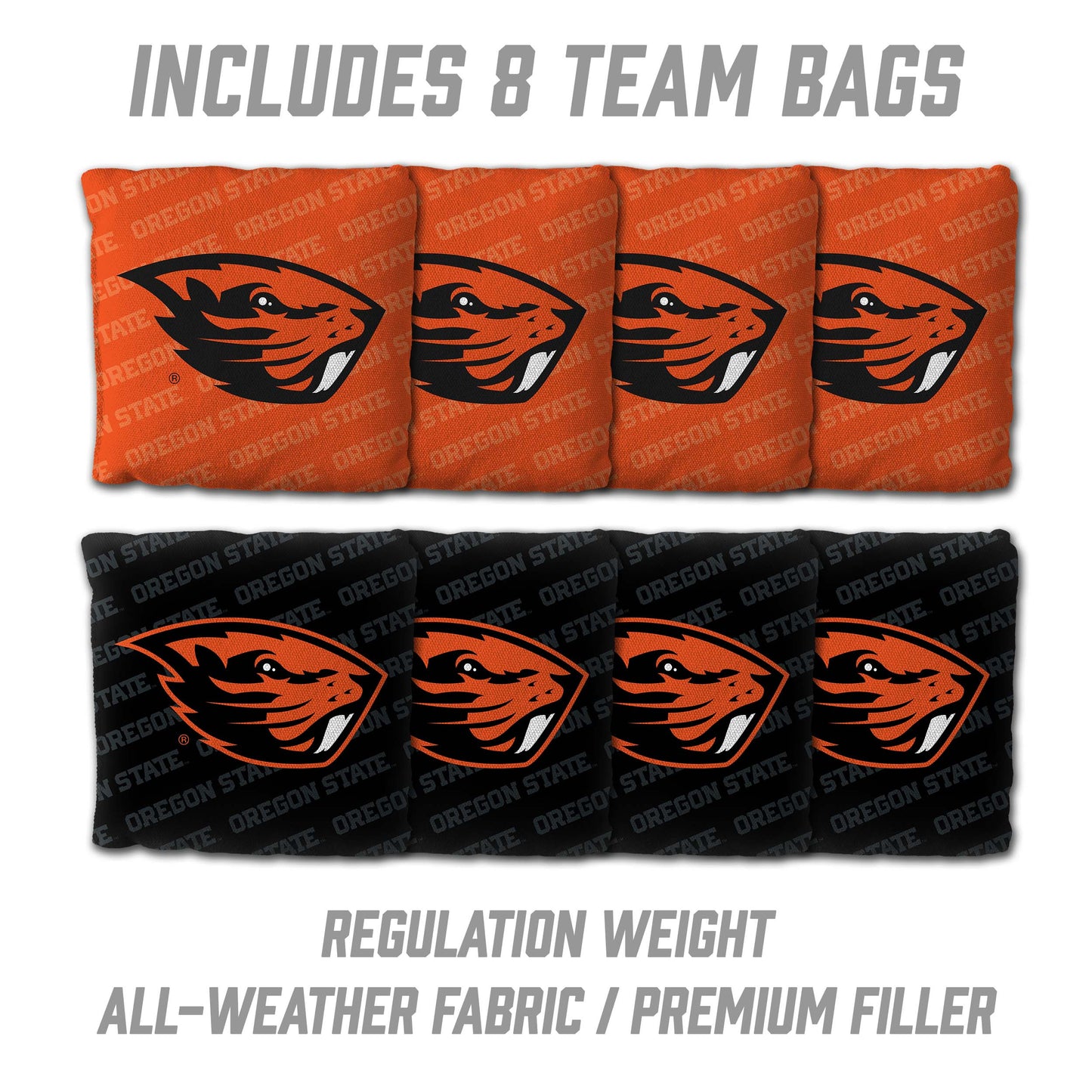 NCAA Oregon State Beavers 2' x 4' Slogan Series Cornhole