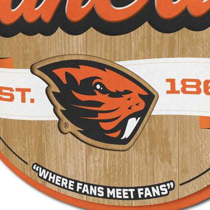 Oregon State Beavers Fan Cave Sign Alt 3