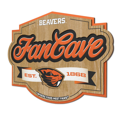 Oregon State Beavers Fan Cave Sign
