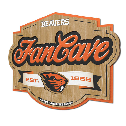 Oregon State Beavers Fan Cave Sign