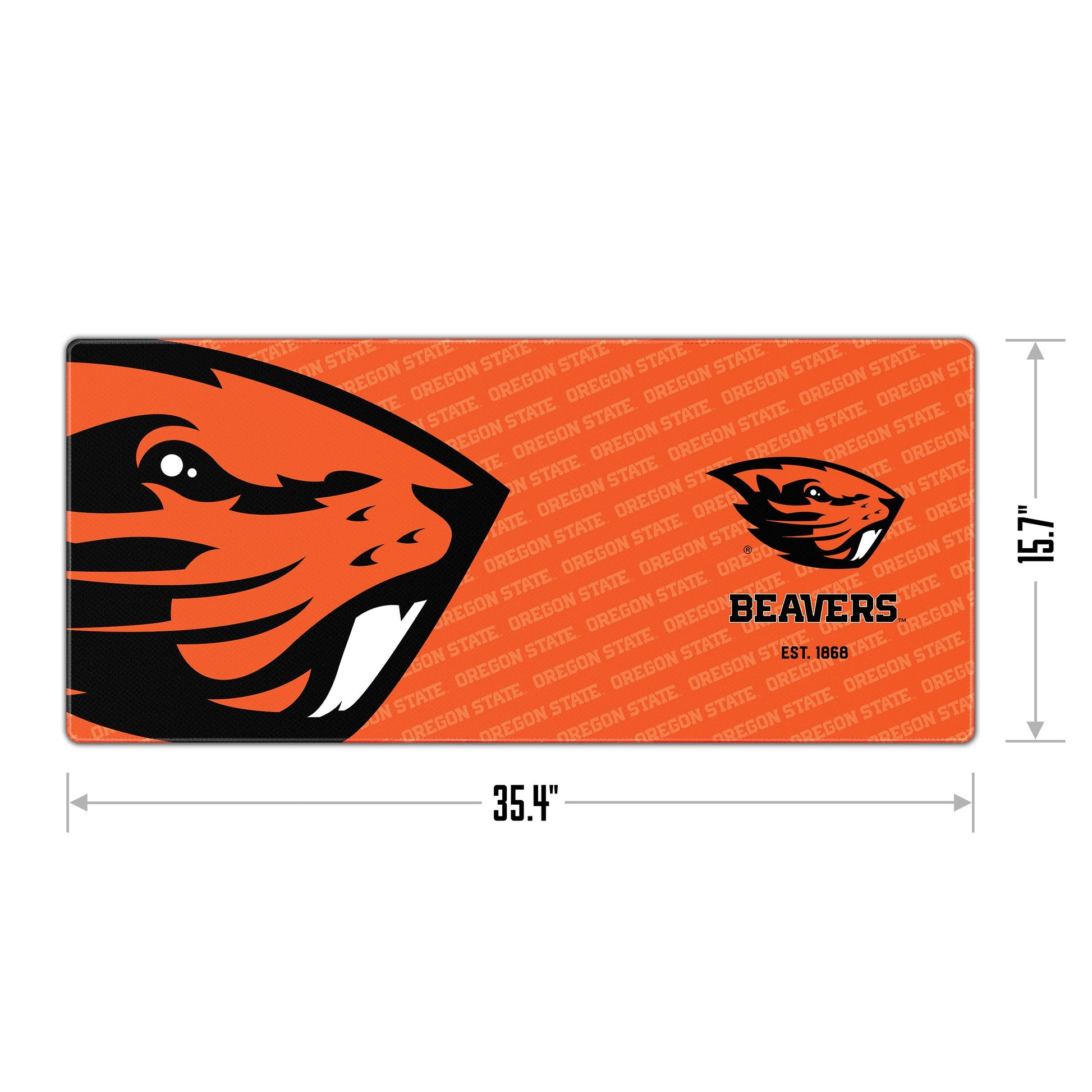 Oregon State Beavers Logo Series Desk Pad Alt 1