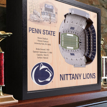NCAA Penn State Nittany Lions 25-Layer StadiumView Wallart