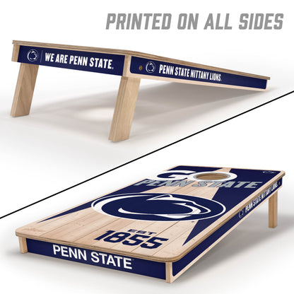 NCAA Penn State Nittany Lions 2' x 4' All-Wood Cornhole Set