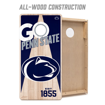NCAA Penn State Nittany Lions 2' x 4' All-Wood Cornhole Set