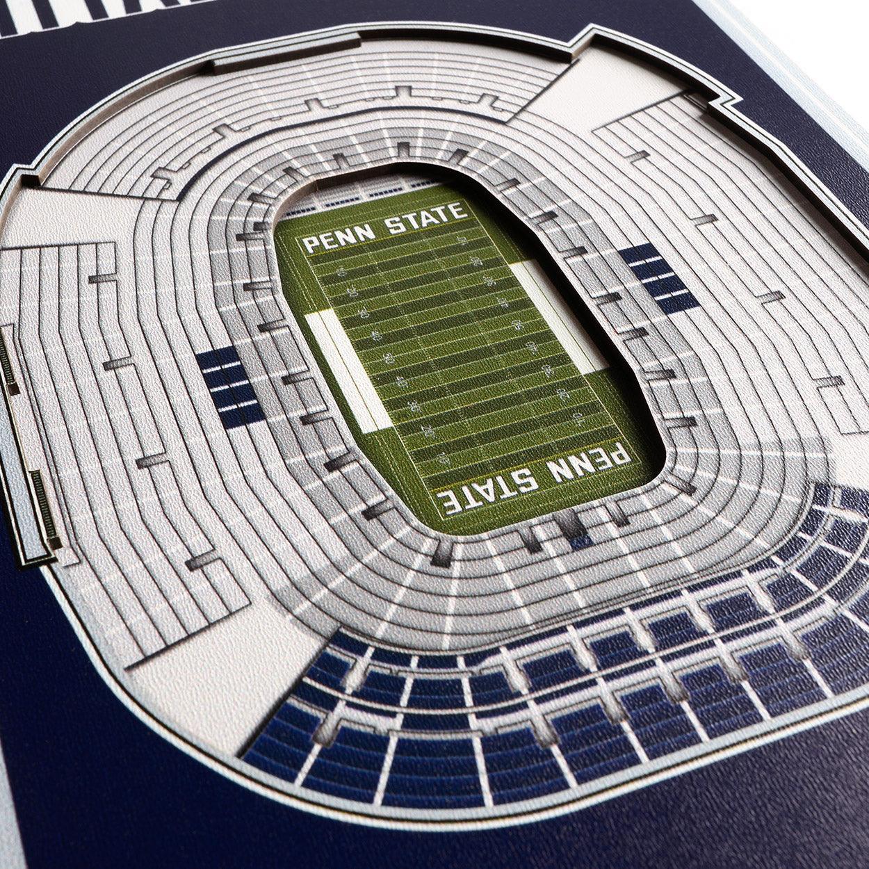 NCAA Penn State Nittany Lions 3D Stadium Banner 8' X 32'